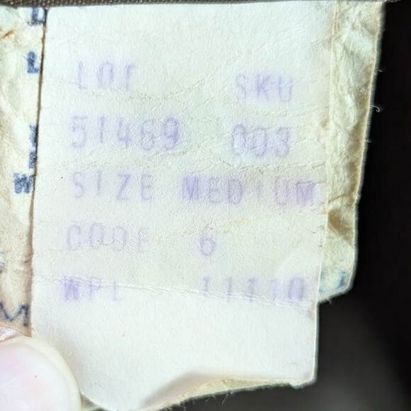 Vtg Suede Leather Jacket Womens Medium Tan Fringe Button Nylon Lining Western - Picture 7 of 15